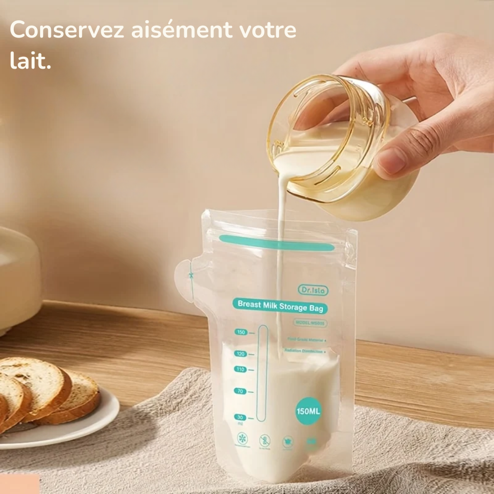 Sacs de Conservation de Lait Maternel 150ml - visuel 4