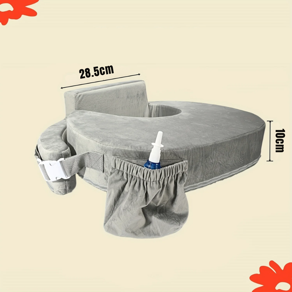 Coussin d'allaitement jumeaux ergonomique - sangle réglable - visuel 5