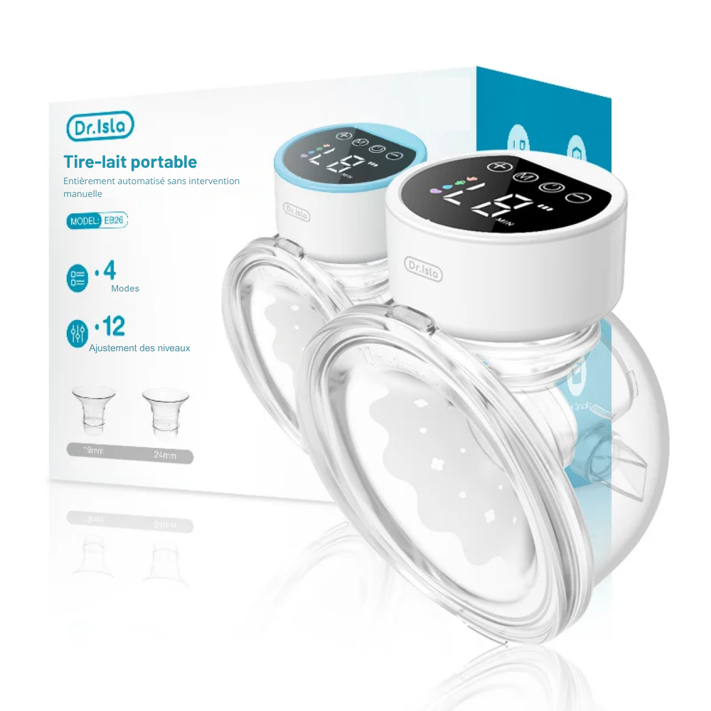 Tire-lait électrique portable MAMIJOY mains libres silencieux - Blanc