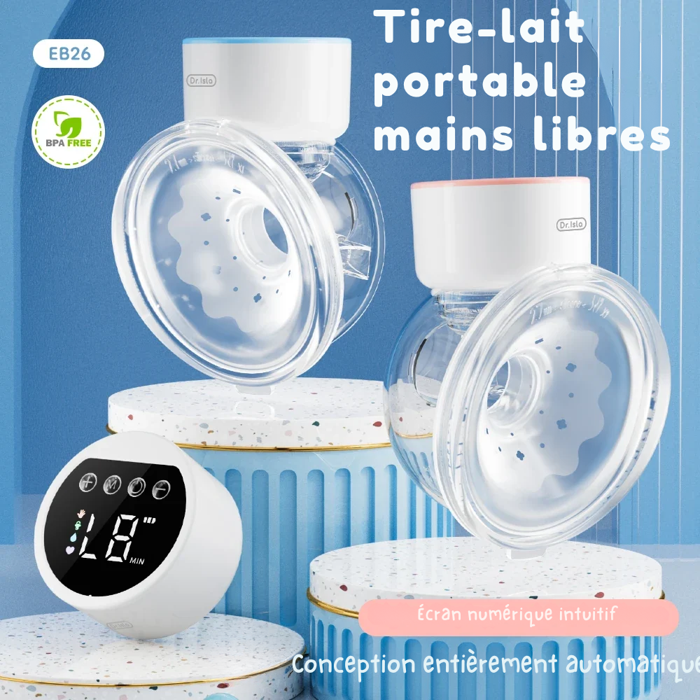 Tire-lait électrique portable MAMIJOY mains libres silencieux