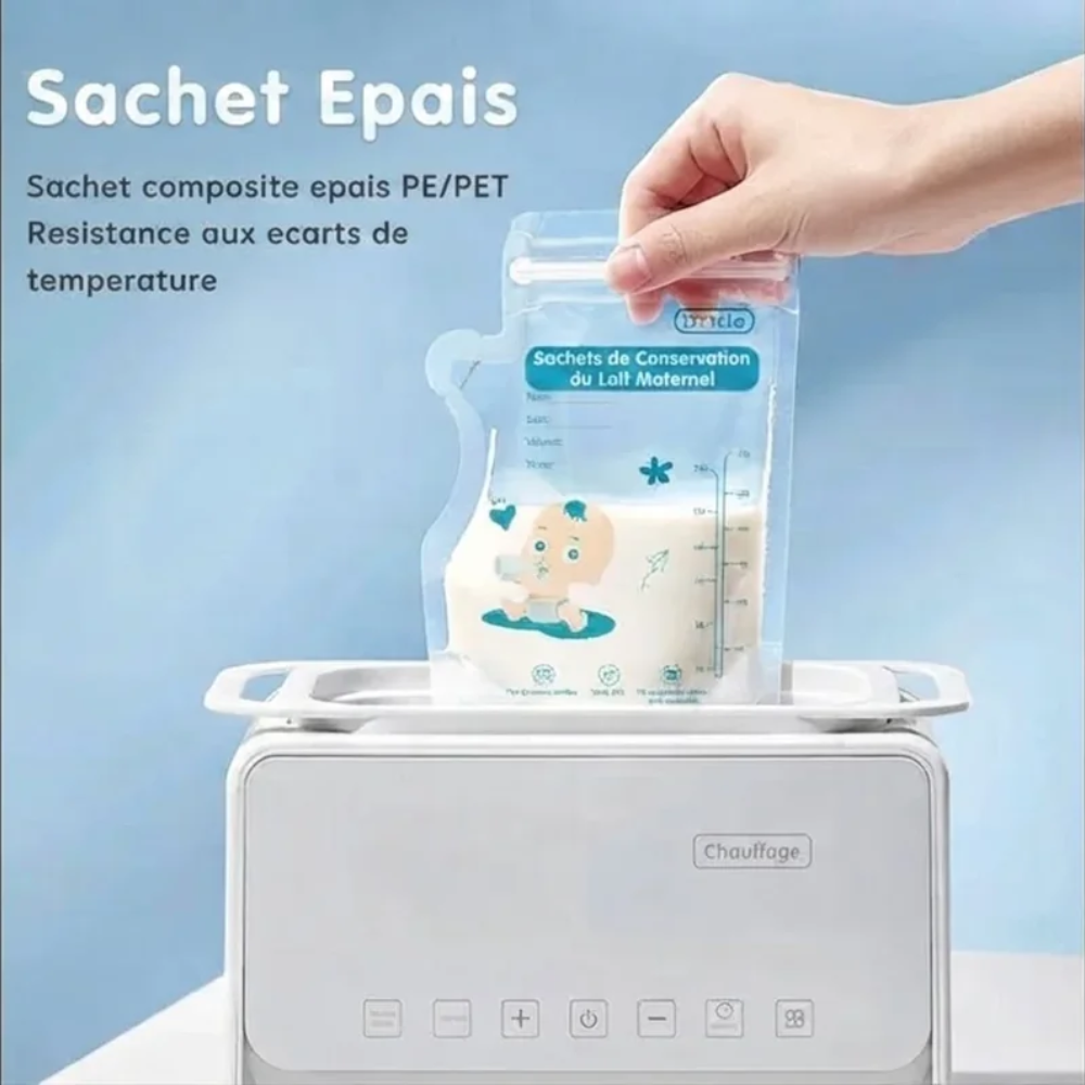 Sachets de conservation de lait maternel 250 ml sans BPA – MAMIJOY - visuel 3