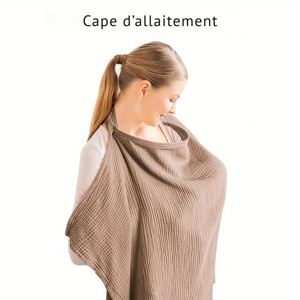 Foulard de Soin en Gaze Respirante pour Jeune Maman - visuel 3