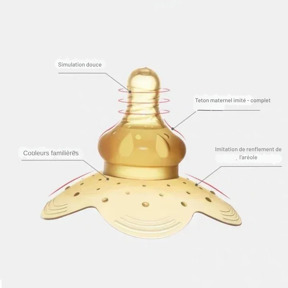Bout de Sein en Silicone avec Boîtier de Rangement - visuel 5