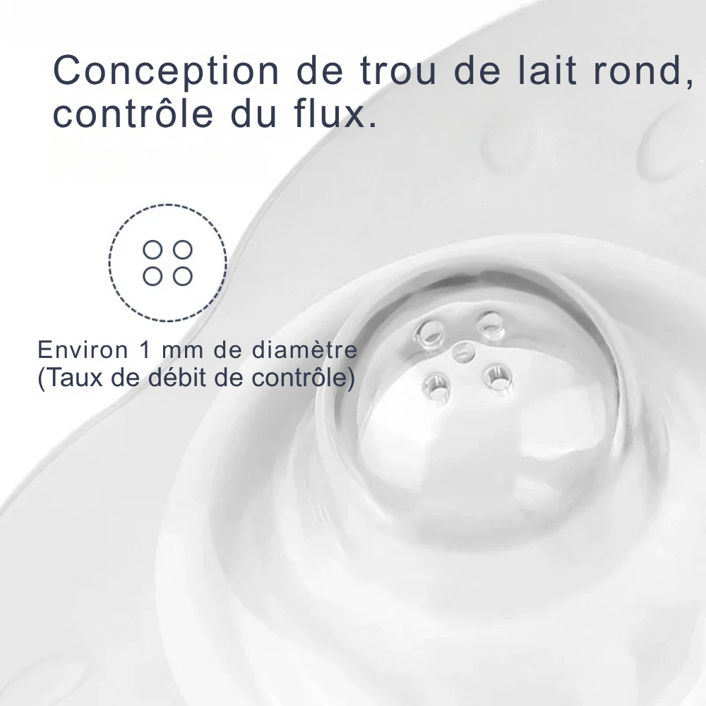 Bouclier d'Allaitement Anti-Morsure en Silicone - Lot de 2 - visuel 3