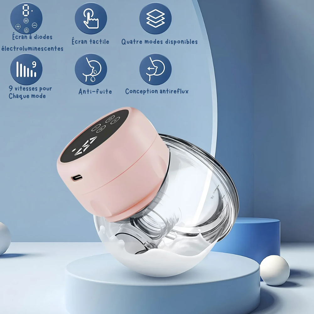 Tire-Lait Portable USB, Électrique et Automatique - visuel 5