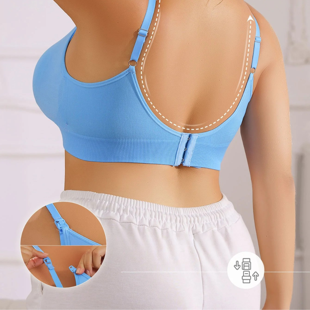 Soutien-Gorge Sans Armatures Grande Taille, Bretelles Amovibles - visuel 3