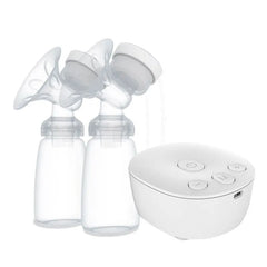Tire-Lait Électrique Double USB, Sans BPA - Blanc