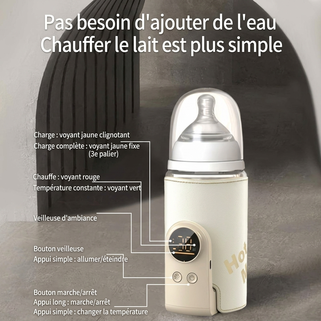 Pas besoin d'ajouter de l'eau - guide voyants et boutons