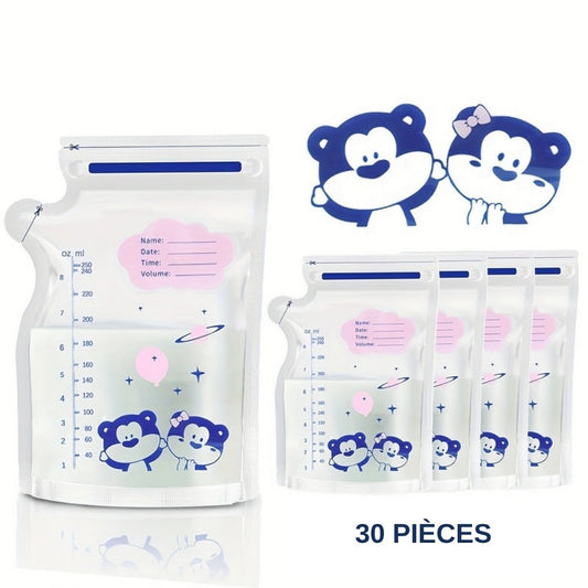 Sachets de conservation de lait maternel 250 ml
