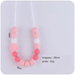 Longueur 35cm, poids 32g - Collier de dentition en silicone (FR)