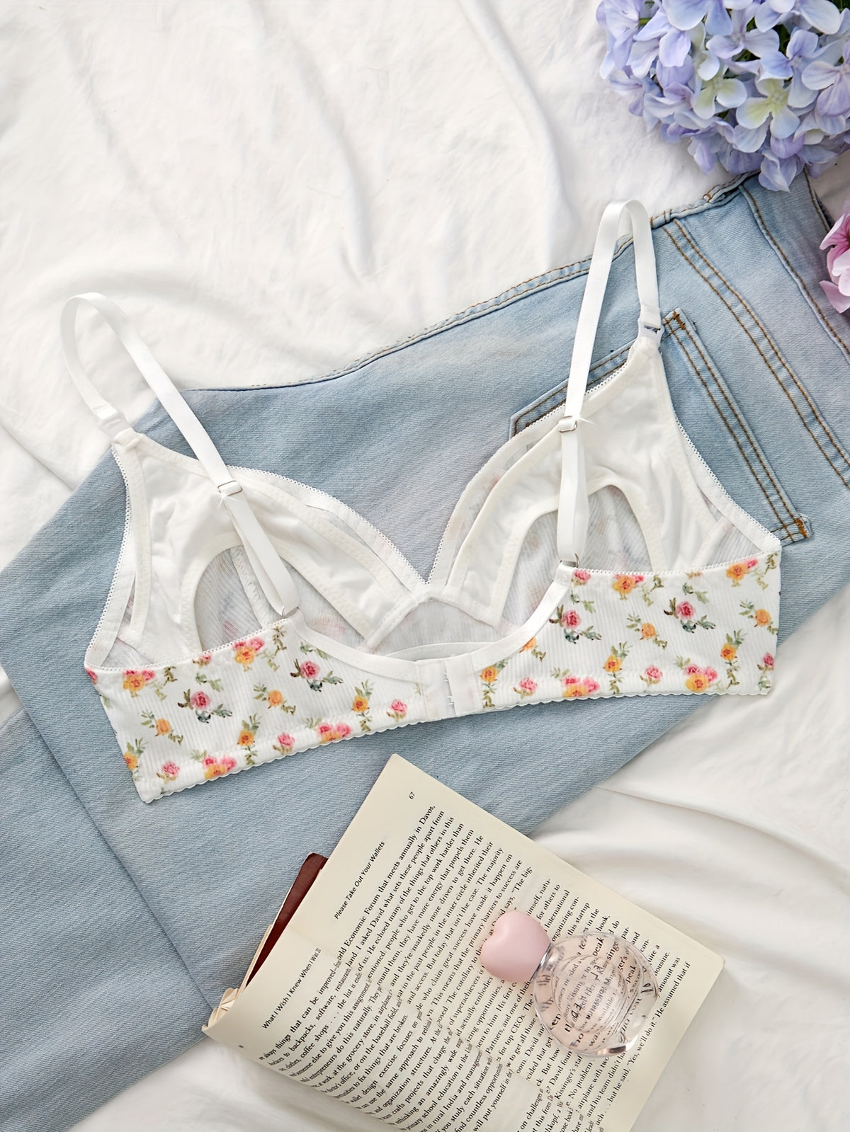 Soutien-Gorge d'Allaitement Imprimé Floral, Sans Armature - visuel 5