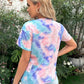 T-Shirt d'Allaitement Tie-Dye Imprimé Lettres - visuel 4