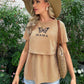 T-Shirt d'Allaitement Manches Courtes Imprimé Lettres - visuel 4