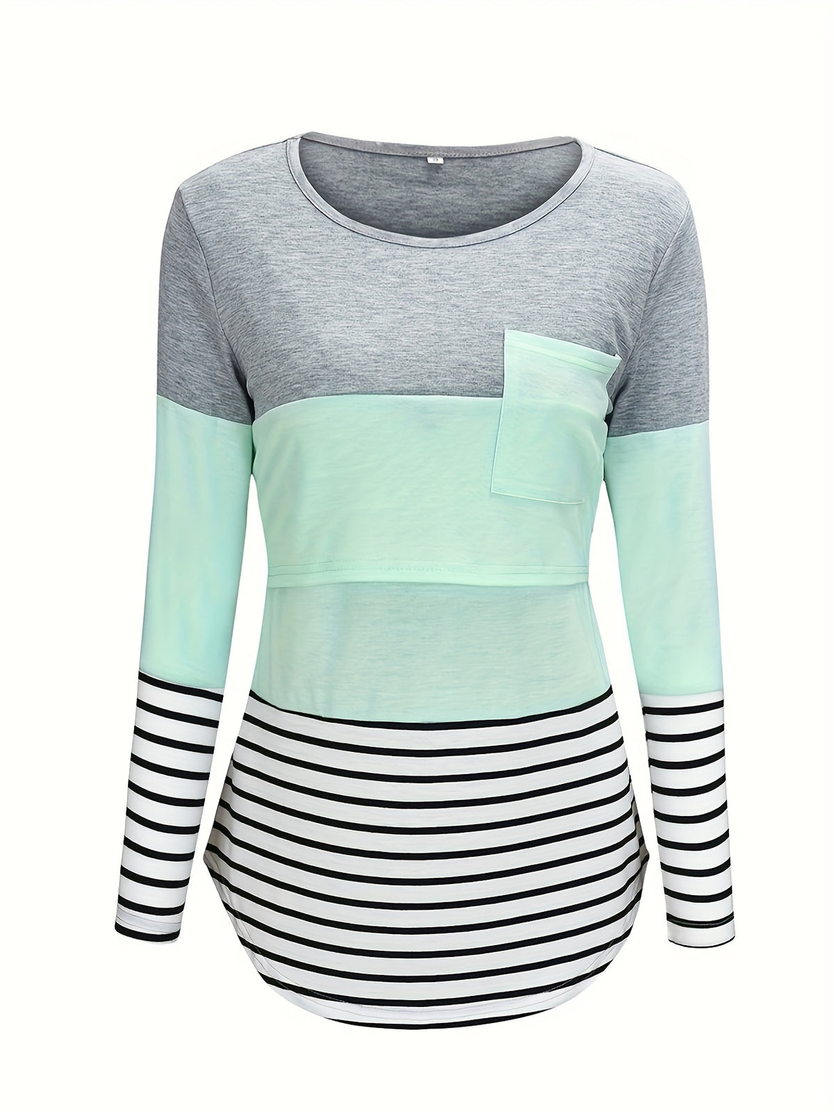 T-Shirt Manches Longues Grossesse, Style Bohème - visuel 5