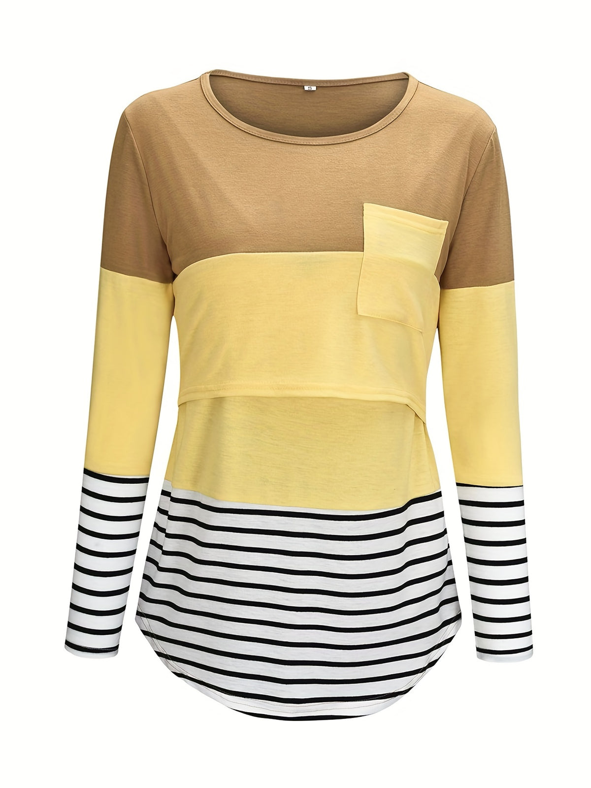 T-Shirt Manches Longues Grossesse, Style Bohème - visuel 4