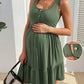 Robe d'Allaitement sans Manches, Boutons Devant - visuel 3