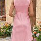 Robe d'été de maternité blanche à texture torsadée pour les vacances - visuel 3