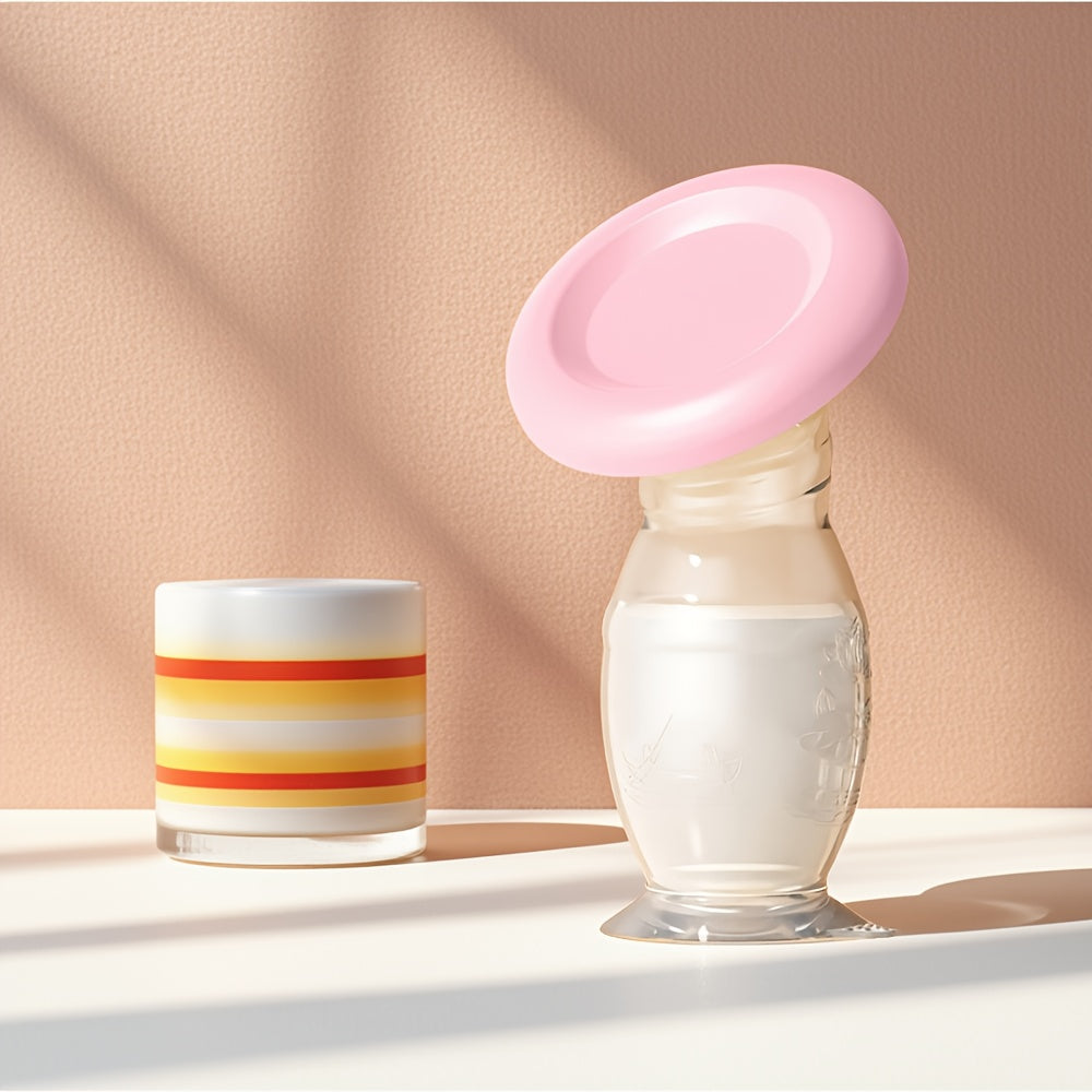 Tire-Lait avec Couvercle, Ventouse Intégrée - Rose