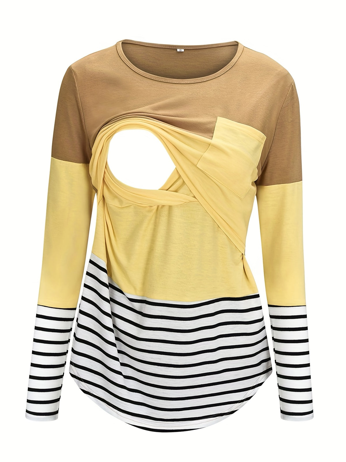 T-Shirt Manches Longues Grossesse, Style Bohème - visuel 2