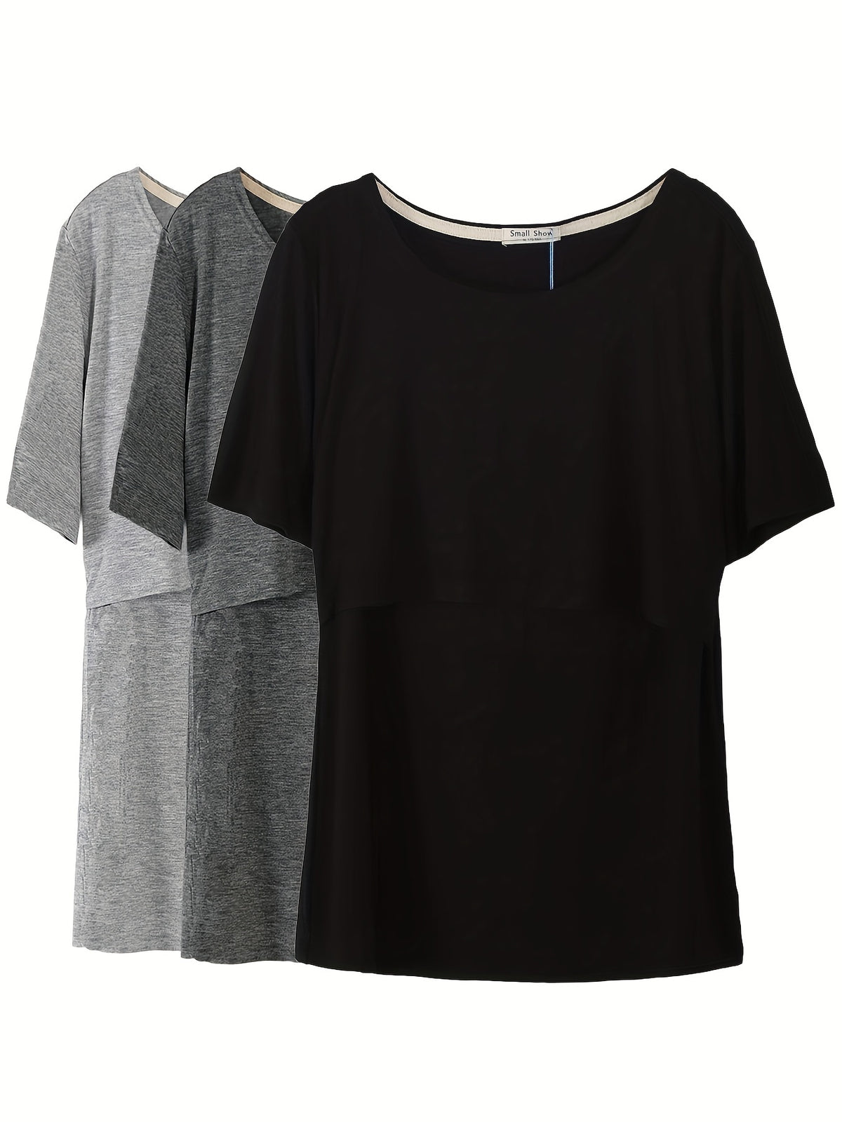 T-Shirt de Maternité Manches Courtes, 3 Pièces - visuel 2