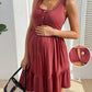 Robe d'Allaitement sans Manches, Boutons Devant