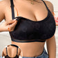 Soutien-Gorge d'Allaitement Grande Taille en Dentelle