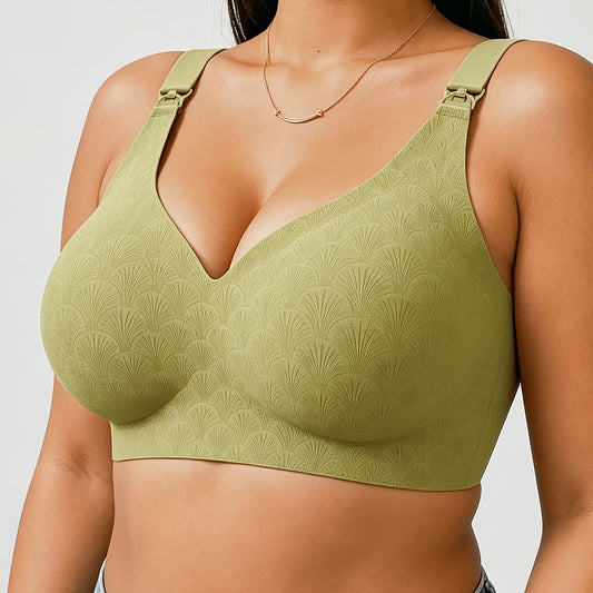 Soutien-Gorge Sans Couture Grande Taille 0XL-3XL - Vert / 0XL