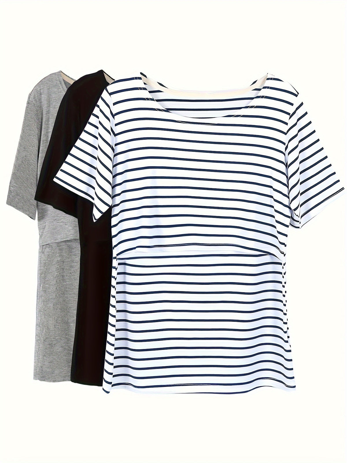 T-Shirt de Maternité Manches Courtes, 3 Pièces - visuel 3
