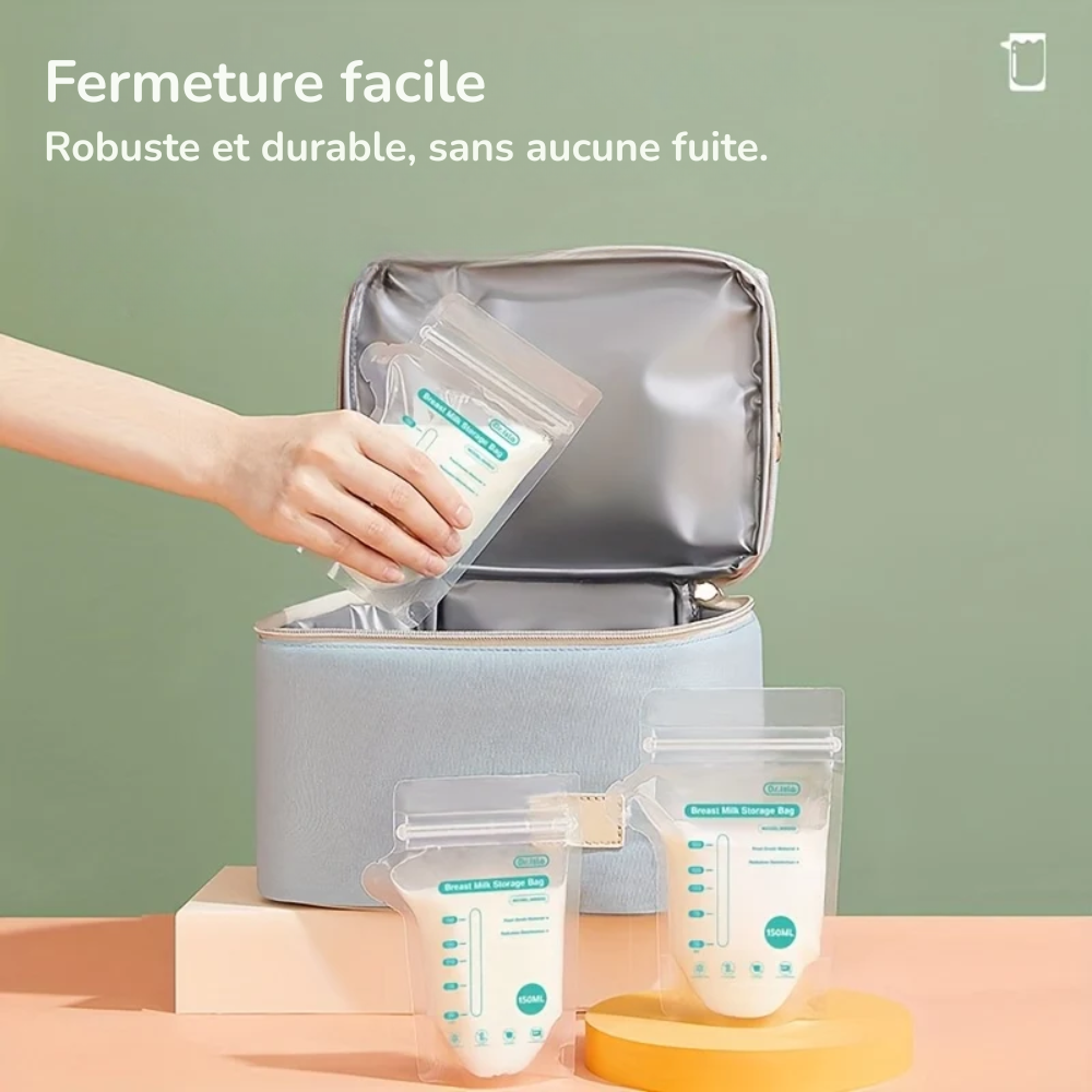 Sacs de Conservation de Lait Maternel 150ml - visuel 3