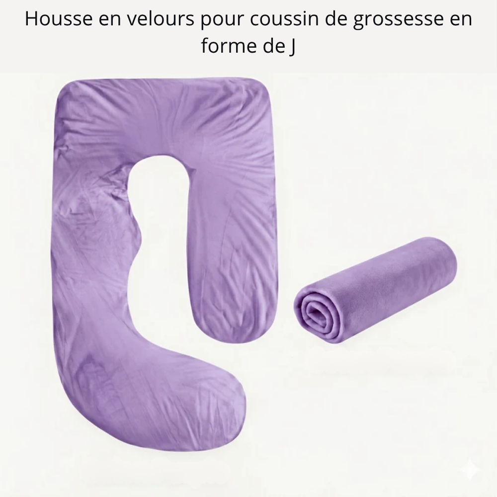 Taie d'Oreiller Maternité Velours Cristal Type G