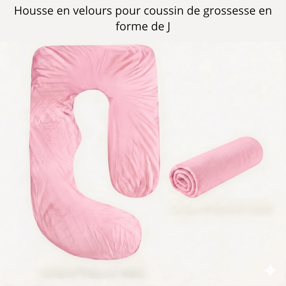 Taie d'Oreiller Maternité Velours Cristal Type G