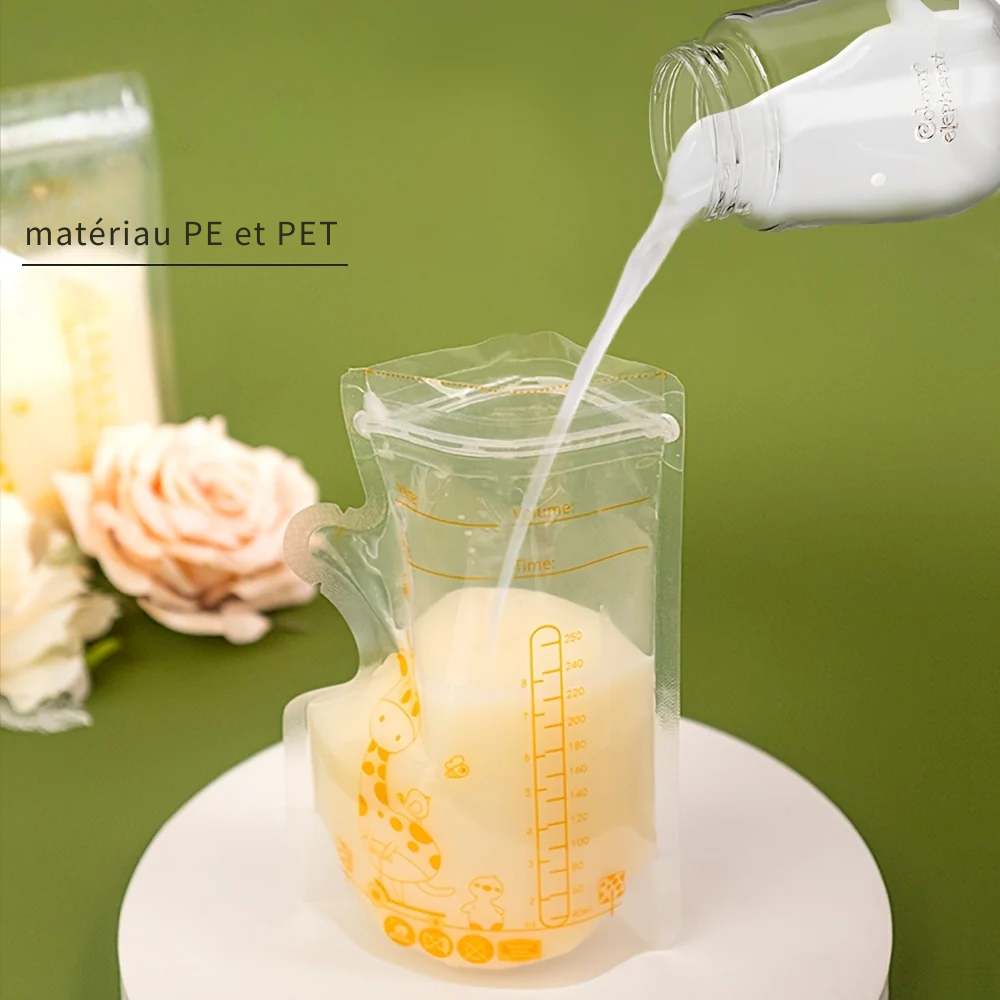 Sacs de Conservation de Lait Maternel 240ml x100 - visuel 4