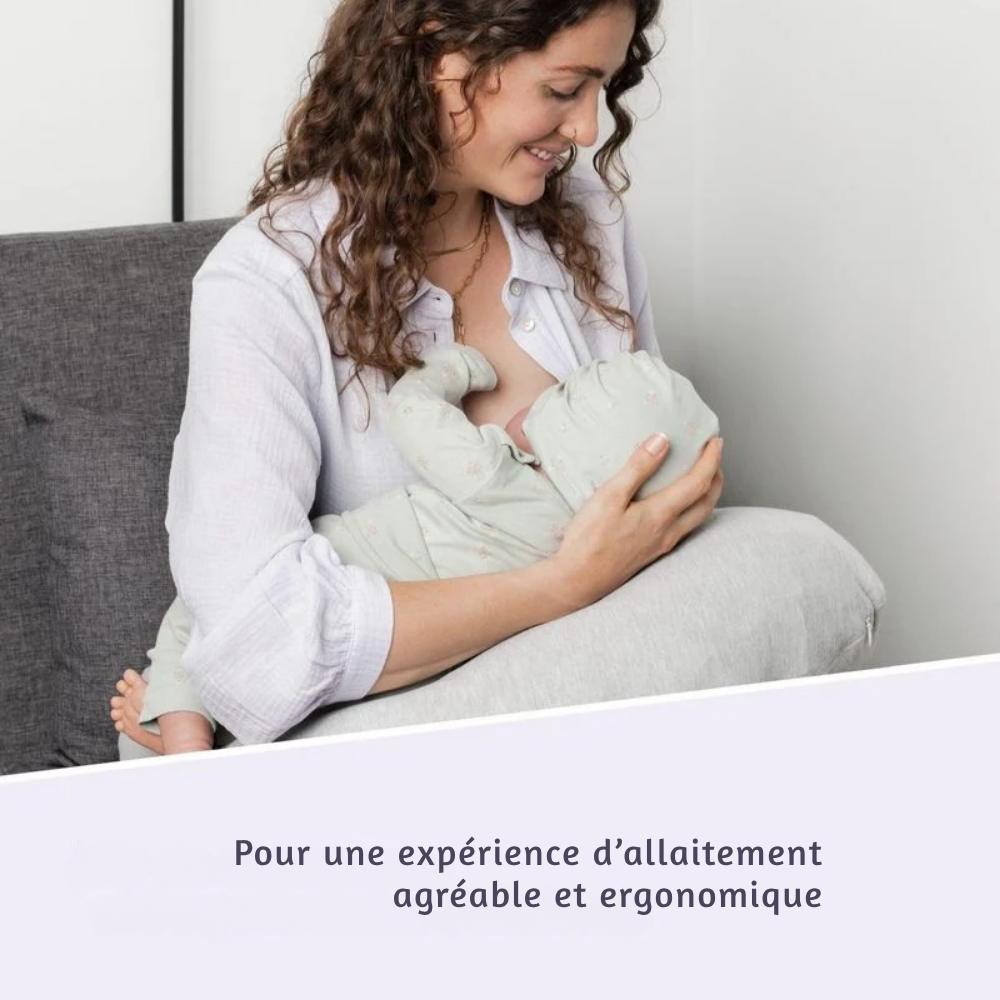 Oreiller d'Allaitement Gonflable, Housse Amovible - visuel 2
