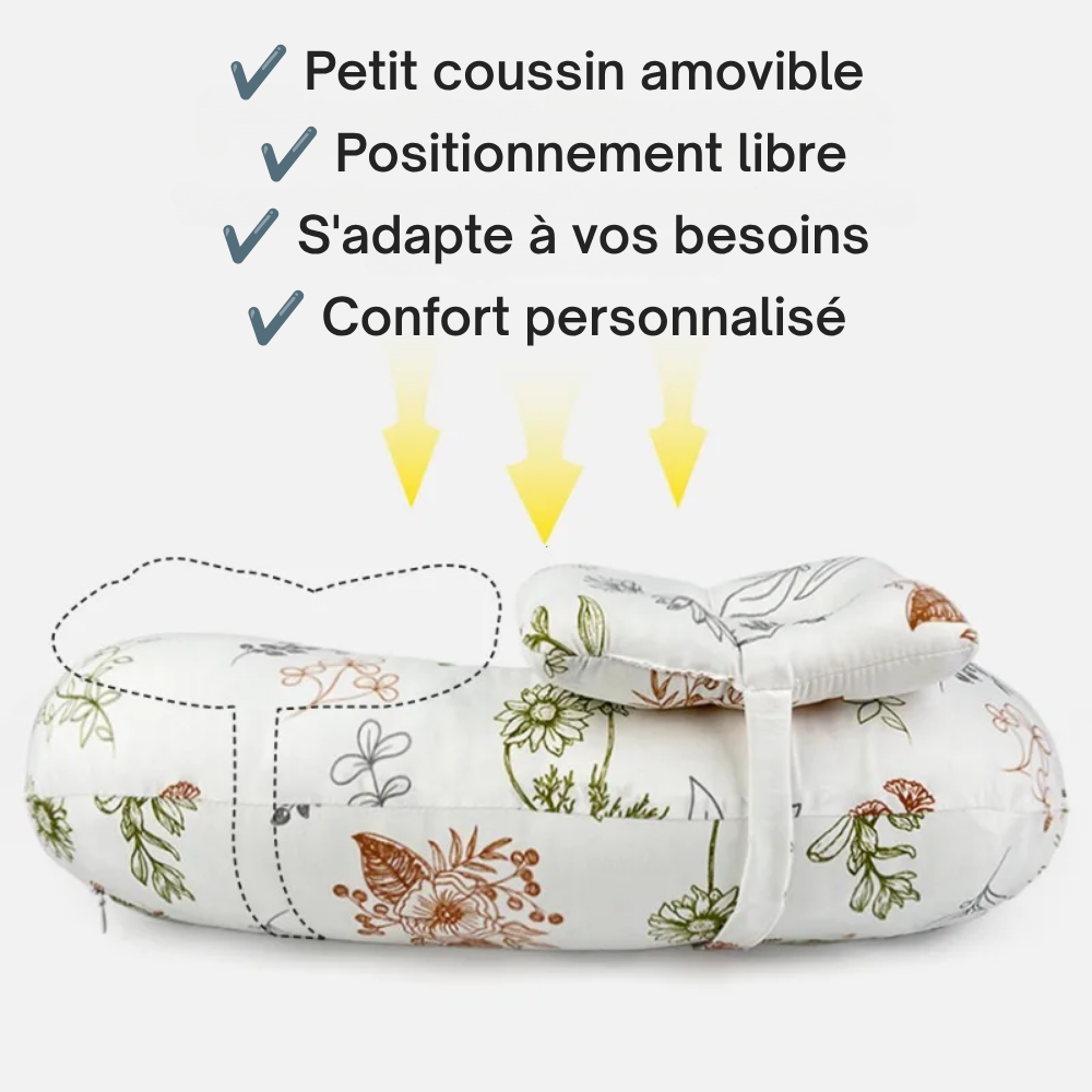 Oreiller d'allaitement en U multifonction, housse lavable en machine - visuel 3