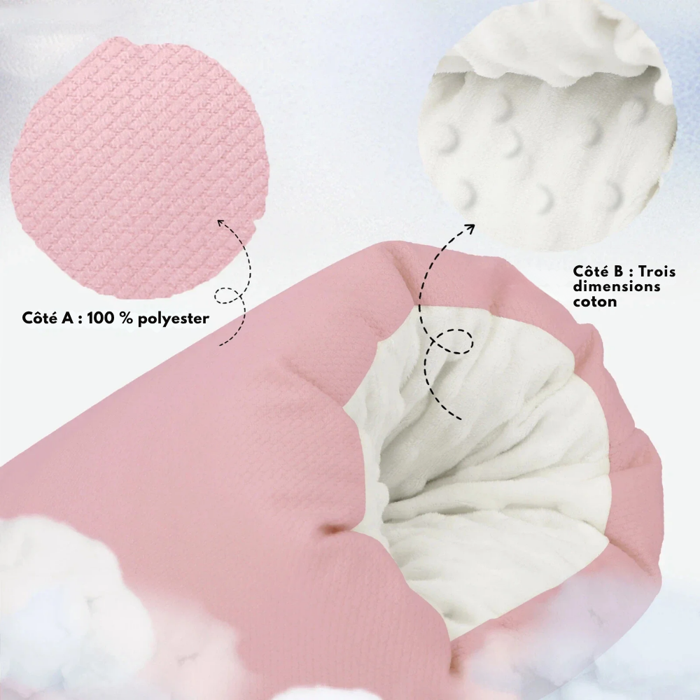 Oreiller d'allaitement peluche bras chauds, coussin de lactation - visuel 3