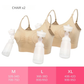 Soutien-Gorge de Maternité pour Tire-Lait - 2 x Chair / L