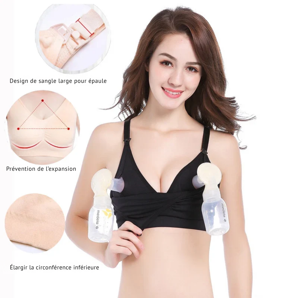 Soutien-Gorge d'Allaitement à Pompage Mains Libres - visuel 3