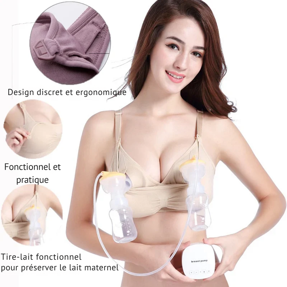 Soutien-Gorge d'Allaitement à Pompage Mains Libres - visuel 4