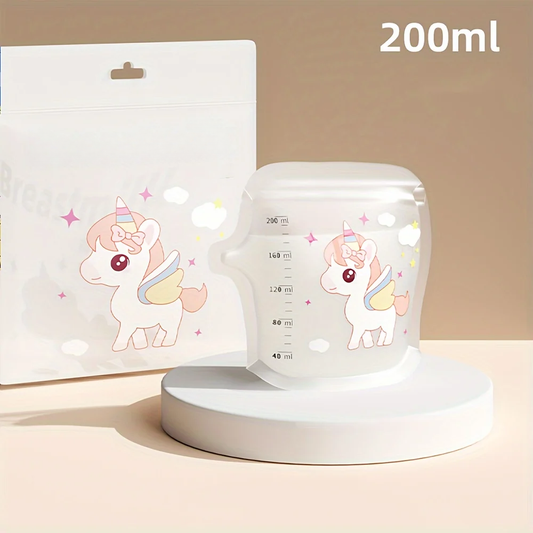 Sachets Conservation Lait Maternel, Indicateur Température - 200ml