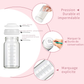 Lot de 2 Bouteilles de Conservation du Lait Maternel en Verre 180ml - visuel 3