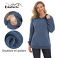 Pull à Capuche Maternité Thermique Hiver Manches Longues - visuel 3