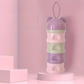 Boîte Doseuse de Lait en Poudre et Snacks - 3 ou 4 Compartiments - Violet Quatre compartiments