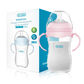 Biberon PP avec Poignée 150/240/330 ml - Bleu ou Rose, Sans BPA - Rose - 240ml