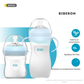 Biberon PP avec Poignée 150/240/330 ml - Bleu ou Rose, Sans BPA