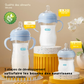 Biberon PP avec Poignée 150/240/330 ml - Bleu ou Rose, Sans BPA - visuel 2