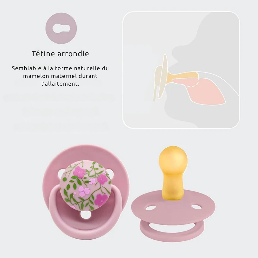 Sucette Latex Naturel Forme Tétée Maternelle - visuel 4