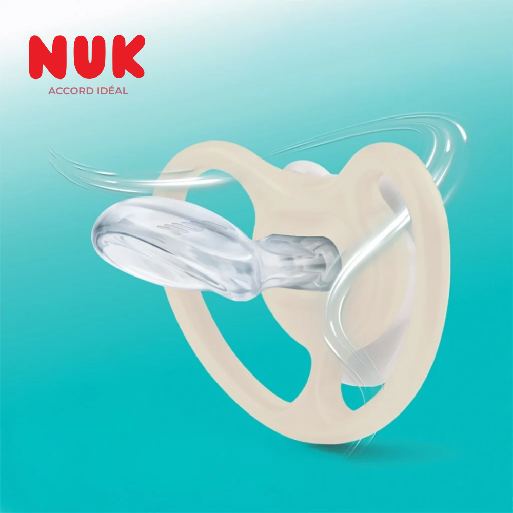 Sucette NUK Night Perfect Match Air Luciole/Mouton 0-6 mois - visuel 4
