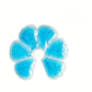 Packs de Glace Chaud/Froid pour Seins, Allaitement - 1 pièce - Bleu Sans Peluche