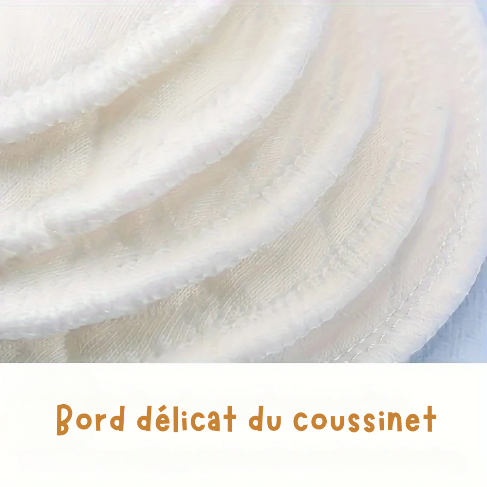 Coussinets d'allaitement lavables - Lot de 6 à 30 pièces - visuel 5