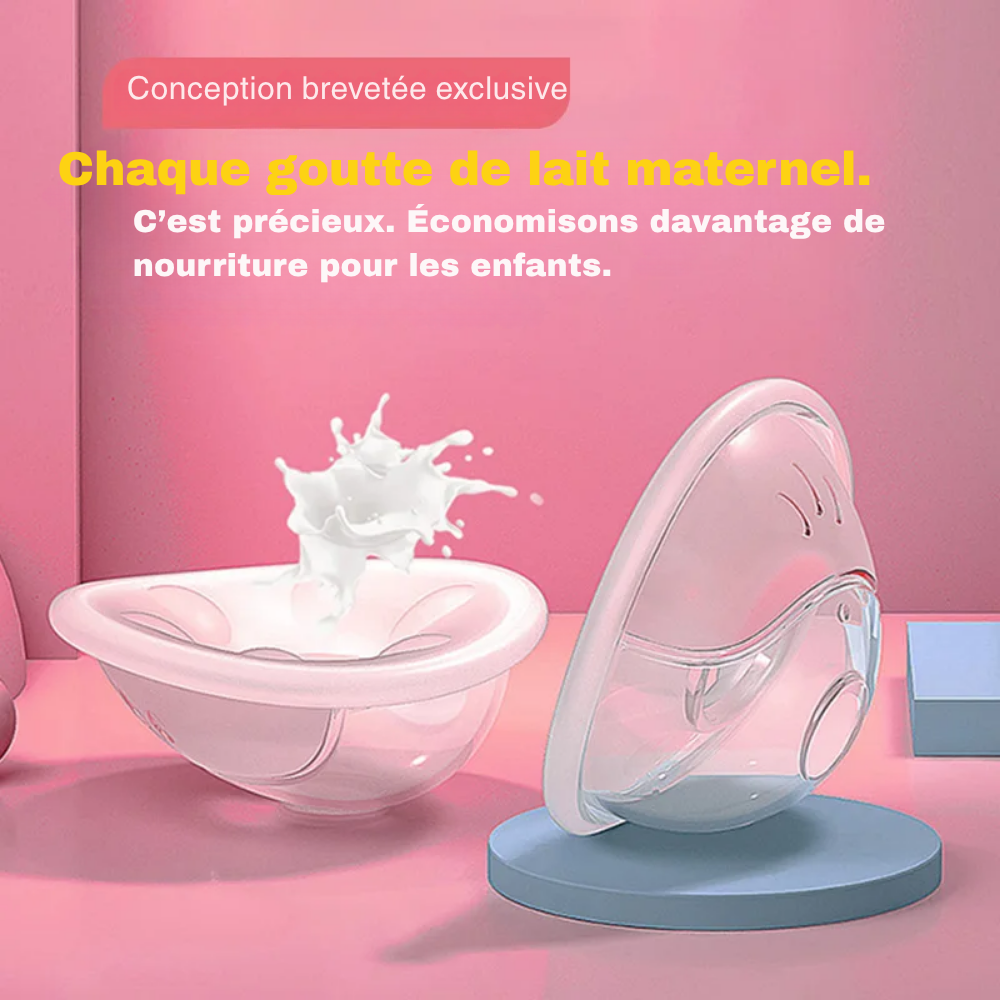 Coquilles collectrices de lait maternel en silicone, lot de 2 - visuel 3